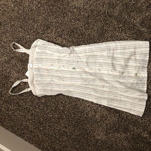 Stripped button down dress